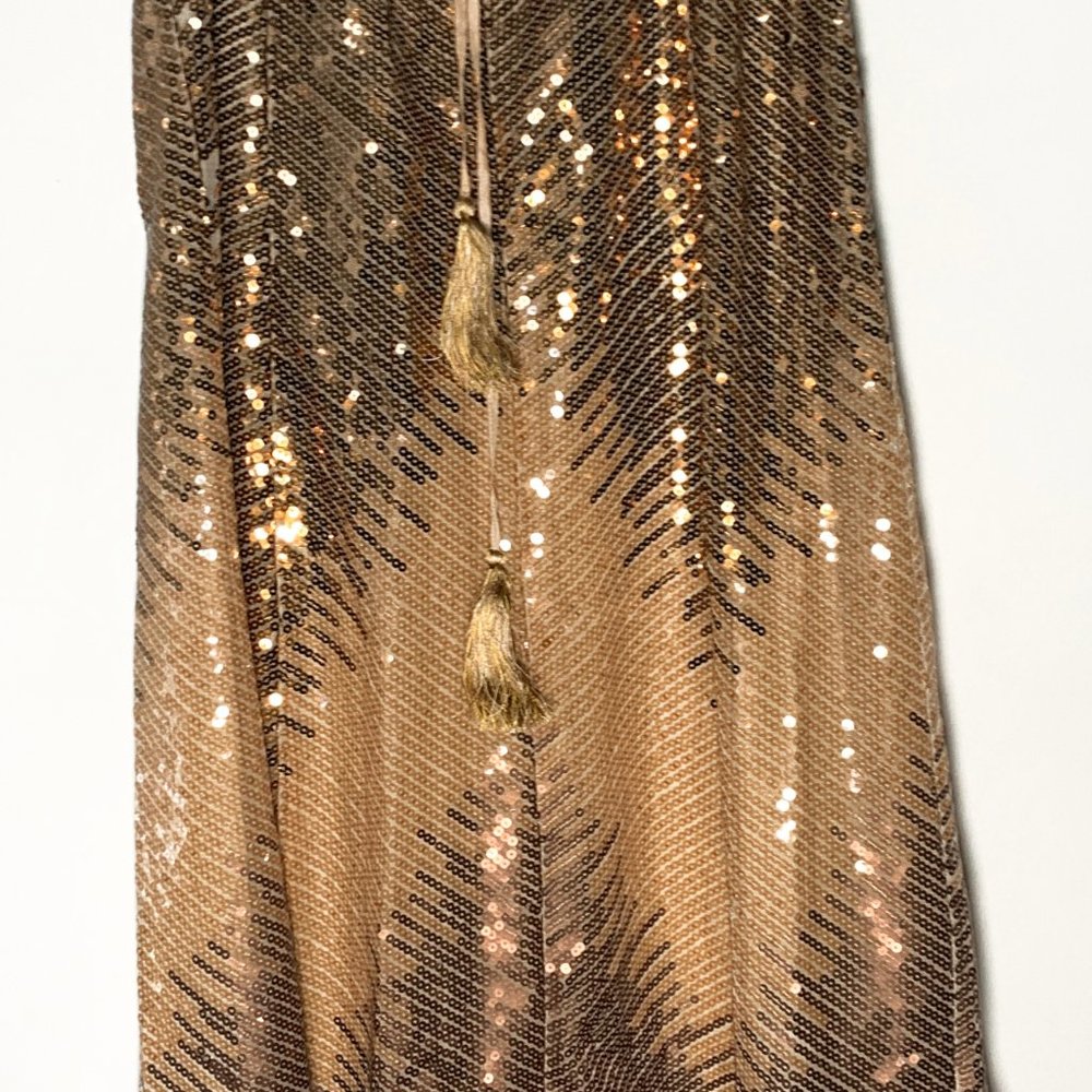 CALYPSO  Gold Skirt With Tag